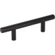 3" Center-to-center Matte Black Naples Cabinet Bar Pull #136MB