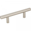 3" Center-to-center Satin Nickel Naples Cabinet Bar Pull #136SN