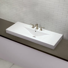 Load image into Gallery viewer, DECOLAV 1466-CWH City View Rectangular Semi-Recessed Vessel Sink, White (For Sale In Store Only)