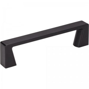 96 MM CENTER-TO-CENTER MATTE BLACK SQUARE BOSWELL CABINET PULL #177-96MB