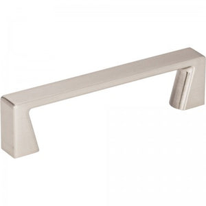 96 MM CENTER-TO-CENTER SATIN NICKEL SQUARE BOSWELL CABINET PULL #177-96SN