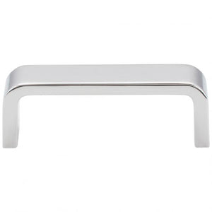 3" Center-to-Center Polished Chrome Square Asher Cabinet Pull #193-3PC