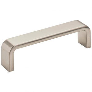 96 mm Center-to-Center Satin Nickel Square Asher Cabinet Pull #193-96SN