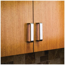 Load image into Gallery viewer, 96 mm Center-to-Center Satin Nickel Square Asher Cabinet Pull #193-96SN