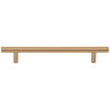160 mm Center-to-Center Satin Bronze Naples Cabinet Bar Pull #220SBZ