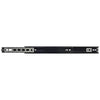 24" (pair) Black Standard Duty 100 Lb Full Extension Side Mount Ball Bearing Split Slides - Cabinet Member