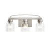 Vendana 20.5" 3 Light Brushed Nickel Vanity Light #37528