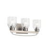 Vendana 20.5" 3 Light Brushed Nickel Vanity Light #37528