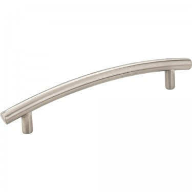 128 MM CENTER-TO-CENTER SATIN NICKEL ARCHED BELFAST CABINET PULL #406-128SN