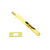 Flush Bolt 6" Polished Brass