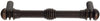 Continental Hardware #RL061060-3-3/4 pulg. (96 mm) Tirador de gabinete de barra de laurel de centro a centro - Cobre satinado