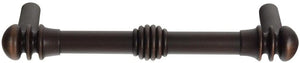 Continental Hardware #RL061060-3-3/4 in. (96mm) Center-to-Center Laurel Bar Cabinet Pull - Satin Copper