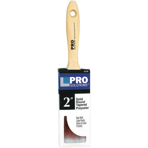 2″ Pro Solutions 22120 SRT Polyester Paint Brush, Beavertail Handle