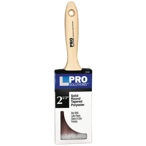2-1/2″ Pro Solutions 22125 SRT Polyester Paint Brush, Beavertail Handle