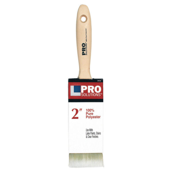 2″ Pro Solutions 24120 Polyester Paint Brush, Beavertail Handle