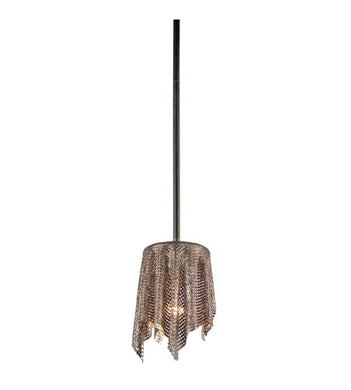 Kichler OLDE Bronze 1 LT 60W Bronze Metellic Fabric Shade