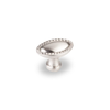 Elements Hardware - Lindos Cabinet Hardware - 1 3/8" Knob with Rope Trim in Satin Nickel# Z115L-SN