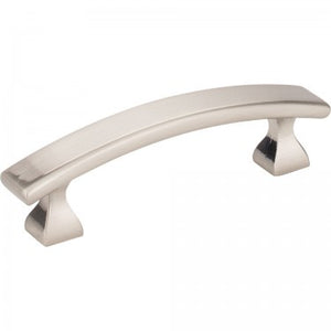 3" CENTER-TO-CENTER SATIN NICKEL SQUARE HADLY CABINET PULL #449-3SN