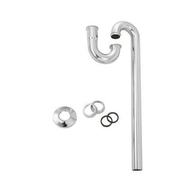 Plomero maestro 453-068 1-1/2 pulgadas O.D. Junta deslizante de tubo x 20 pulgadas Chome Kitchen Floor Drain S Strap