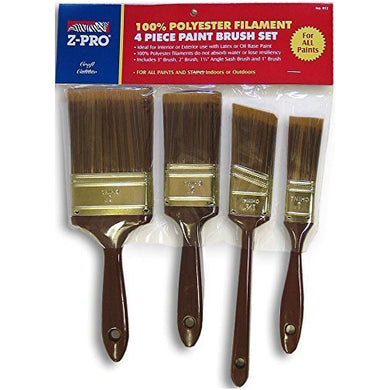 4 pc Premier 812Z General Purpose Paint Brush Set, 4-Piece