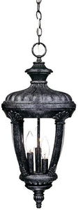 Alico Lighting 1716ST Acclaim Lighting Stone Finished Outdoor Pendant with Clear Seeded Glass Shades