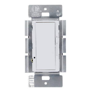 Intertek Dimmer Switch, unipolar, LED, CFL, halógeno incandescente,