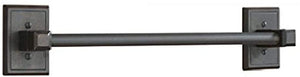 AIW TB61-24-US10B Square Rosette Series 24 inch Towel bar - Bathroom Hardware In Oil Rubbed Bronze