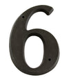 BHP Textured Plastic 5" (128mm) House Number - (Black)