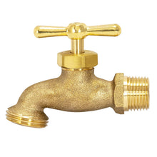 Load image into Gallery viewer, Brass Hose Bibb 1/2 in. MIP x 1/2 in. MHT