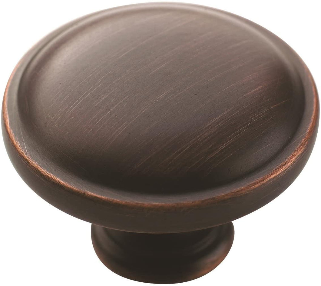 Amerock BP53015ORB Allison Value Hardware Collection 1-1/4 in. (32mm) Knob, Oil-Rubbed Bronze