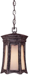 Alico Lighting 1256ST Acclaim Lighting Colgante para exteriores con acabado de piedra y pantallas de vidrio Tiffany Art