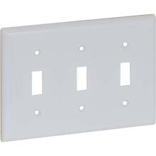 Three Gang Wall Switch Face Plate – Standard