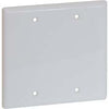 Two Gang Blank Wall Plate – Standard
