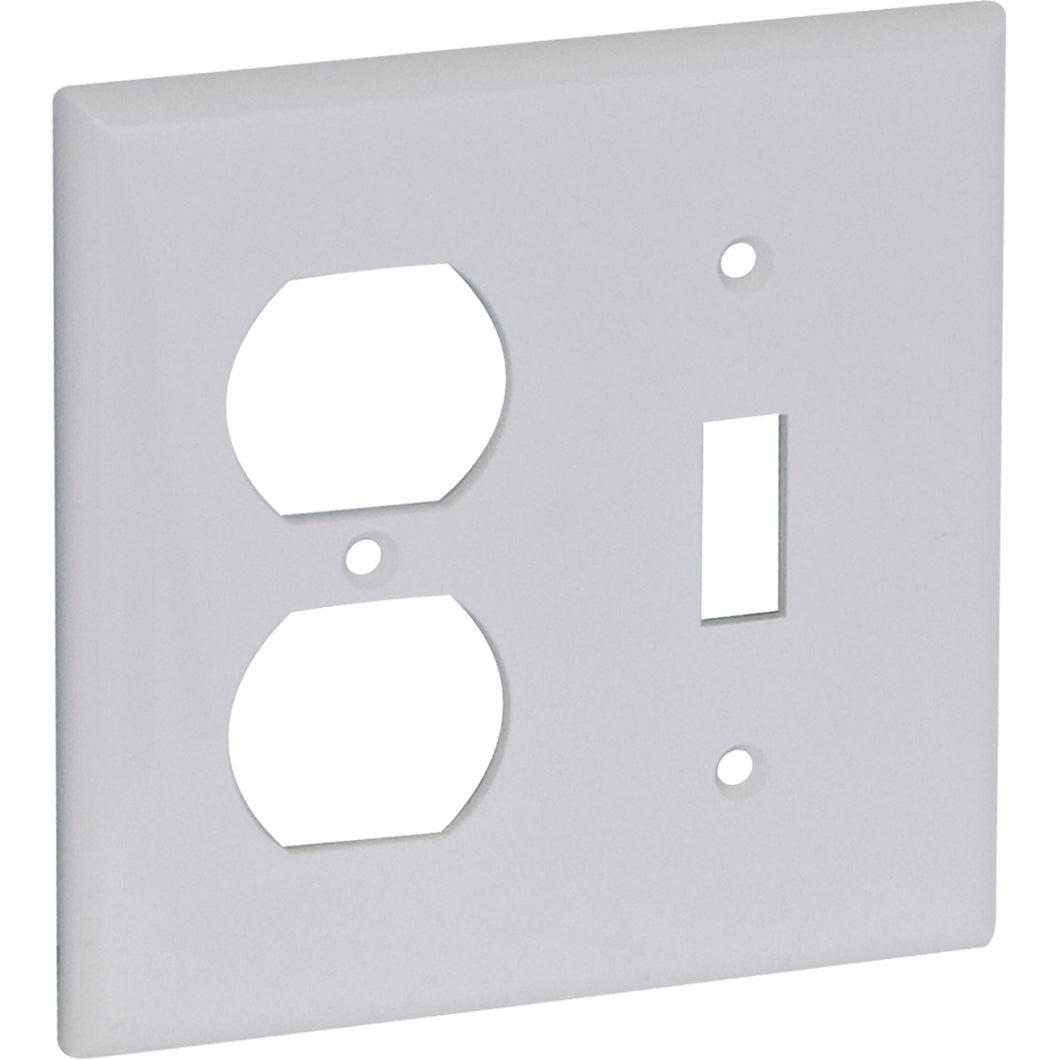 Ez-Flo 62082 Combination Switch and Duplex Wall Plate