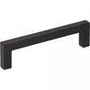 Tirador de barra cuadrado para gabinete Stanton, 96 mm entre centros, negro mate n.º 625-96MB