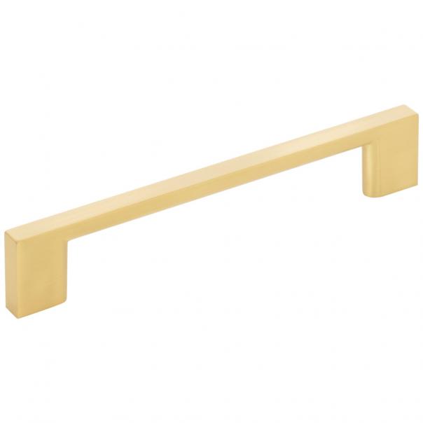 128 mm Center-to-Center Brushed Gold Square Sutton Cabinet Bar Pull #635-128BG