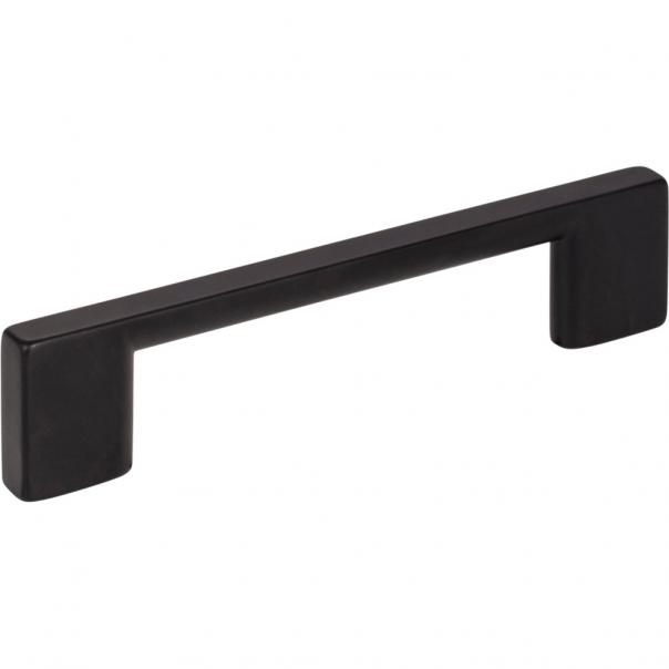 96 mm Center-to-Center Matte Black Square Sutton Cabinet Bar Pull 635-96MB