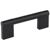 Tirador de barra para gabinete Knox, 96 mm entre centros, negro mate, n.º 645-96MB