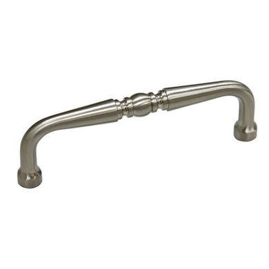 Selecciones de estilo Tirador de gabinete arqueado de níquel satinado de 3-1/2 pulgadas de centro a centro Modelo n.°: Z259-3.5-BNI