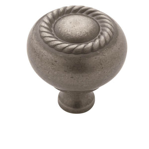 Roll over image to zoom in  Amerock BP53471-WN 1-1/4" (32 mm) Diameter Allison Value Cabinet Knob Weathered Nickel Finish