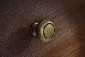 Style Selections #D1733AEB - 1-1/4 in. (32mm) Round Cabinet Knob, Antique Brass