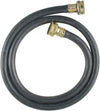 LDR504 1180 Inlet Hose Washing Machine High Pressure Rubber, 4-Foot, Black