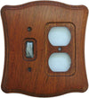 Liberty Hardware 64642 Brainerd Studio - Placa de pared para interruptor individual/dúplex, roble oscuro