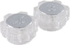 LDR Industries 500 6004 manijas de repuesto de acrílico Lucite, transparente