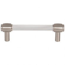 Load image into Gallery viewer, 96 MM CENTER-TO-CENTER SATIN NICKEL CARMEN CABINET BAR PULL #775-96SN