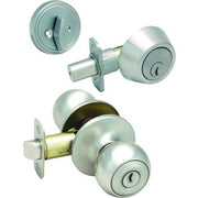 Helena Satin Nickel Door Knobs (Click on Picture ☝to See Variants of this Model)