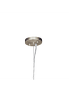 Kichler Brushed Nickel Transitional Clear Glass Cone Mini Pendant Light #82277