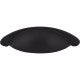 3" CENTER-TO-CENTER MATTE BLACK LYON CABINET CUP PULL #8233BLK