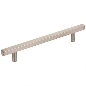 160 mm Center-to-Center Satin Nickel Square Dominique Cabinet Bar Pull #845-160SN