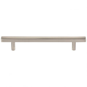 128 mm Center-to-Center Satin Nickel Square Dominique Cabinet Bar Pull #845-128SN